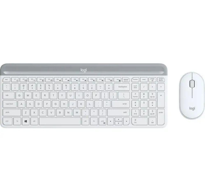 Zestaw (Mysz + Klawiatura) Logitech MK470 biały